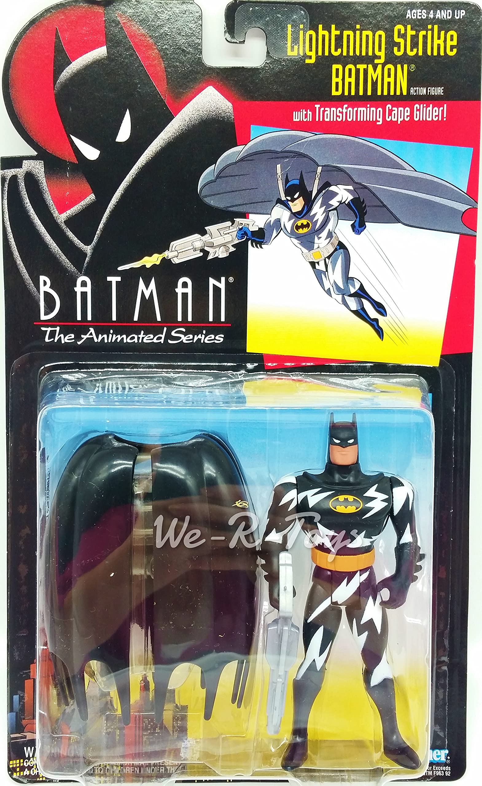 Batman the Animated Series Lightning Strike Batman with Cape